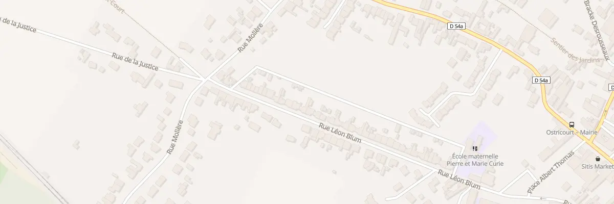 Plan du 302 Rue Léon Blum à Ostricourt