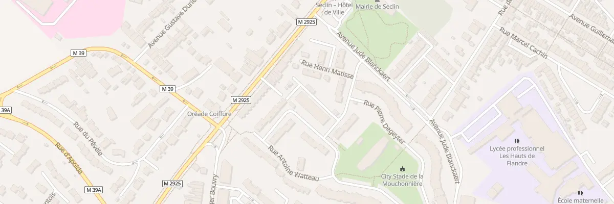 Plan du 8A Rue Desrousseaux à Seclin