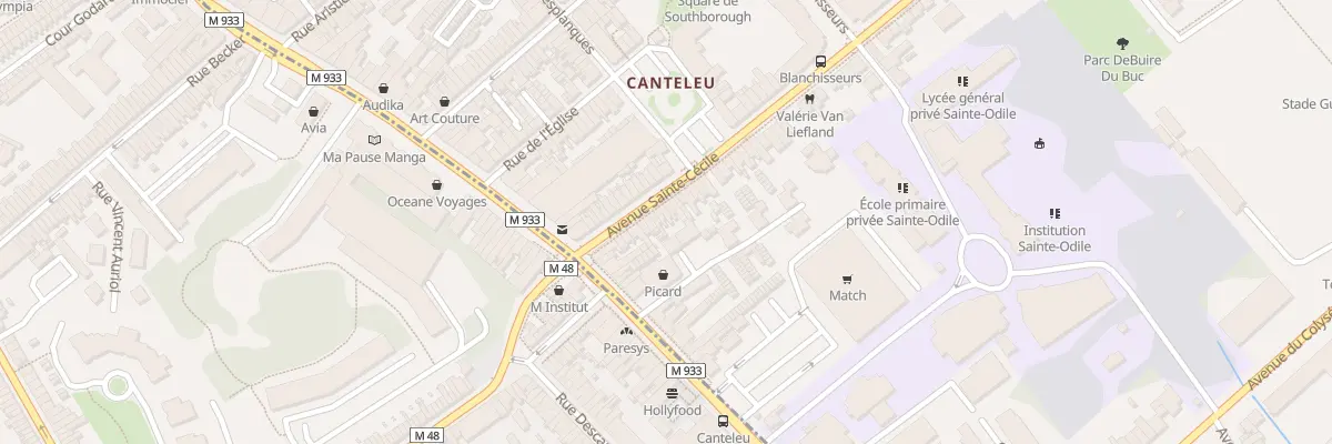 Plan du 14 Av Sainte-Cécile à Lambersart