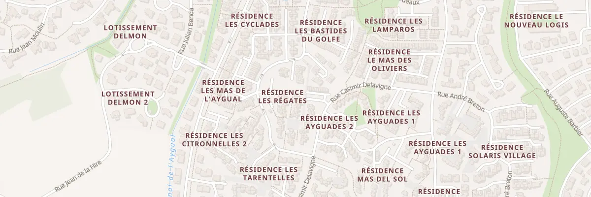 Plan du 9001 Res Les Regates à Saint-Cyprien