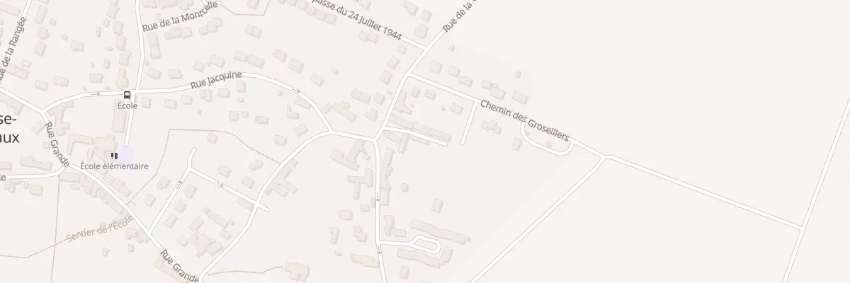 Plan du 28 Rue de la Vallée à La Brosse-Montceaux