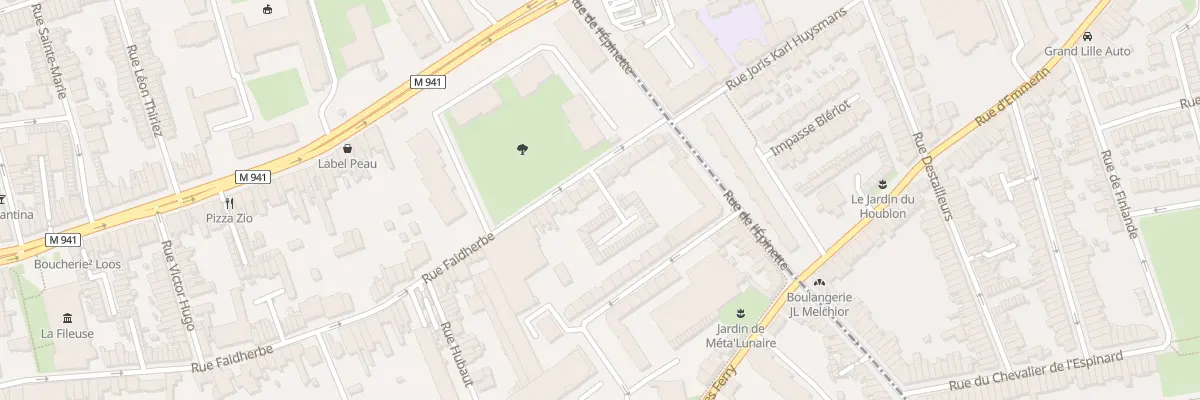 Plan du 75 Rue Faidherbe à Loos