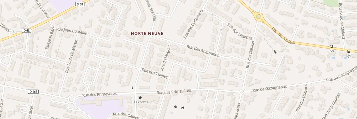 Plan du 7 Rue des Pensées à Narbonne