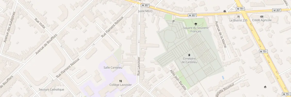 Plan du 45 Rue Lavoisier à Lambersart