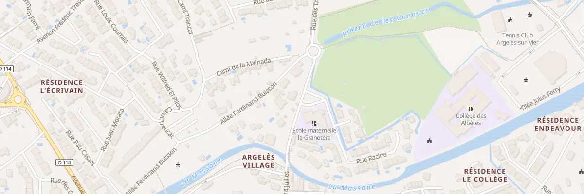 Plan du 35 Rue du 14 Juillet à Argelès-sur-Mer