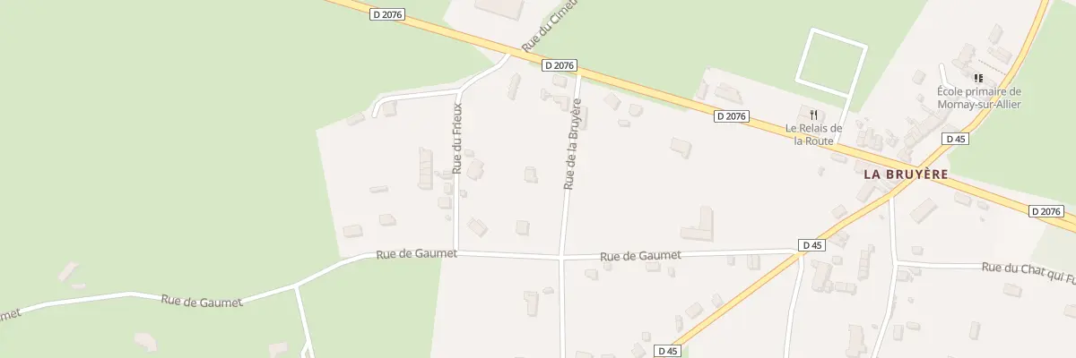 Plan du 4 Rue de la Bruyère à Mornay-sur-Allier