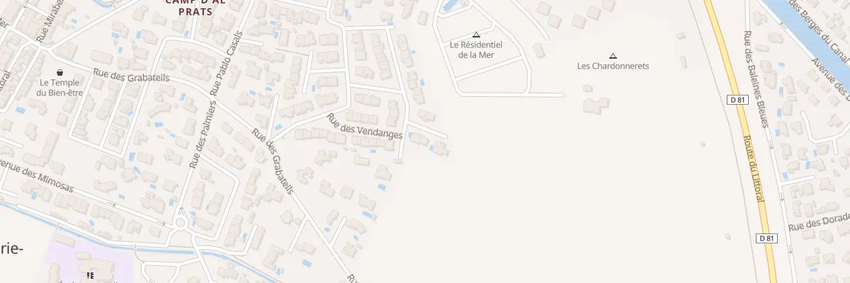 Plan du 4 Rue des Treilles à Sainte-Marie-la-Mer