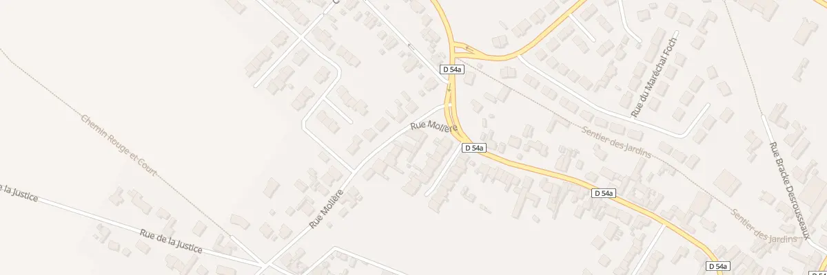 Plan du 7 Rue Molière à Ostricourt