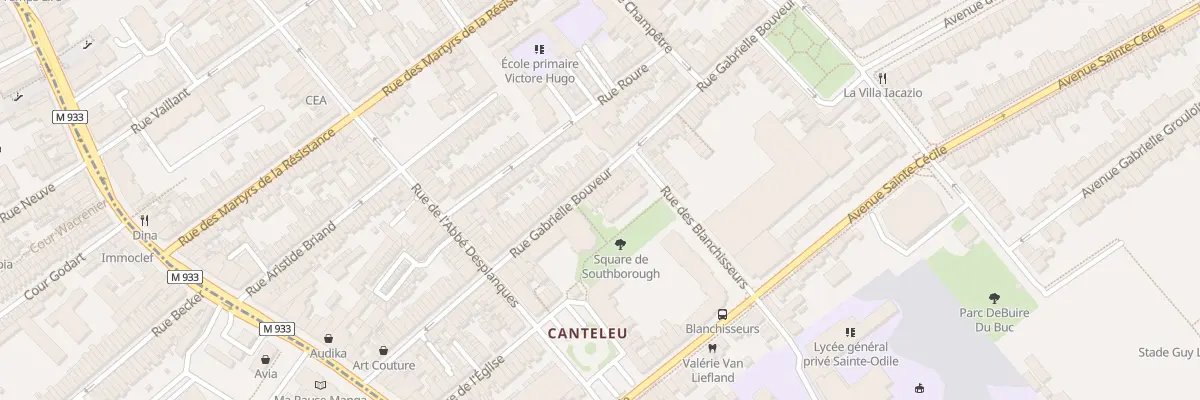 Plan du 36 Rue Gabrielle Bouveur à Lambersart