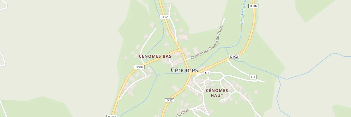 Plan du 5075 Cenomes Bas à Montagnol