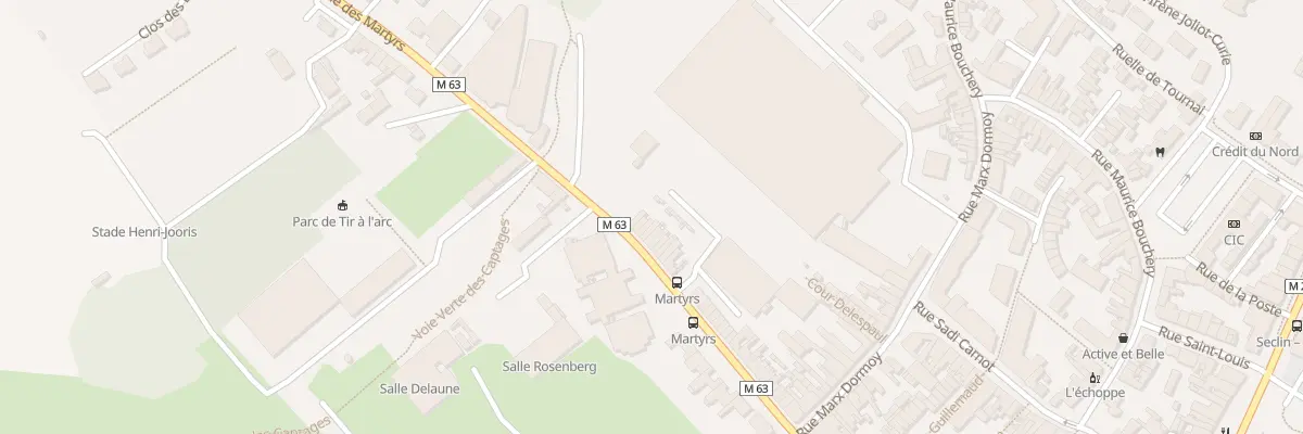 Plan du 64 Rue des Martyrs à Seclin
