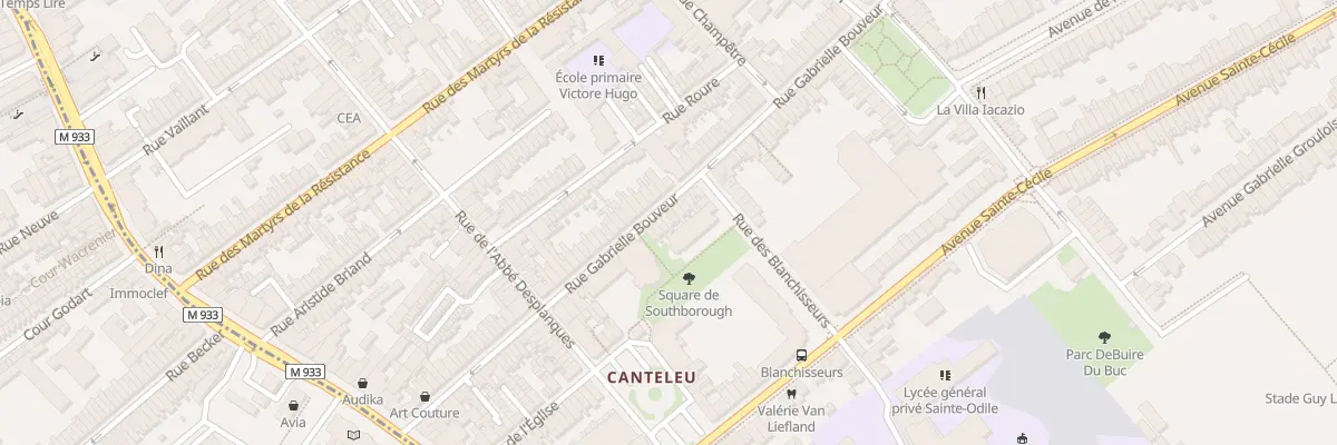 Plan du 38 Rue Gabrielle Bouveur à Lambersart