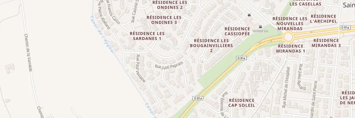 Plan du 6 Rue Justi Pepratx à Saint-Cyprien