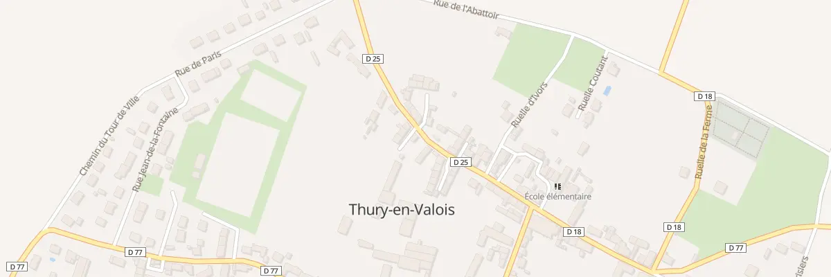Plan du 31 Rue de Crépy à Thury-en-Valois