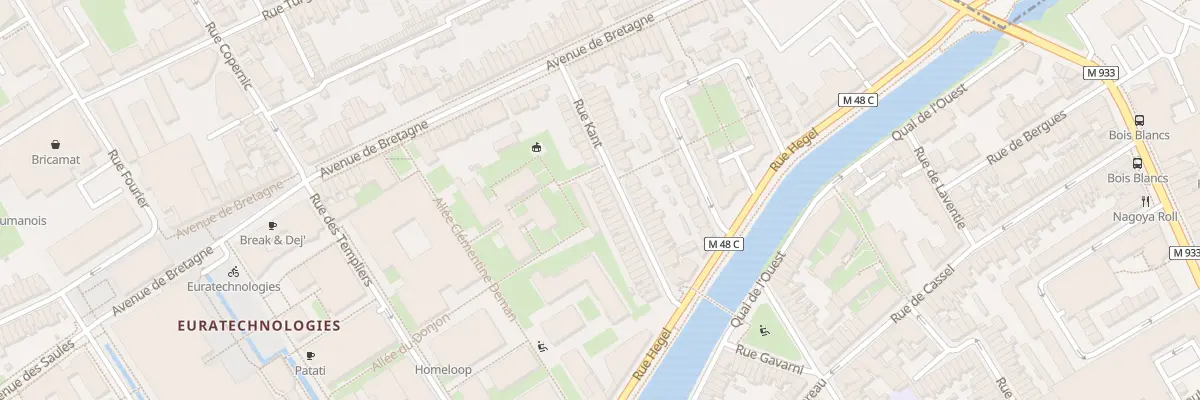 Plan du 39 Rue Kant à Lille