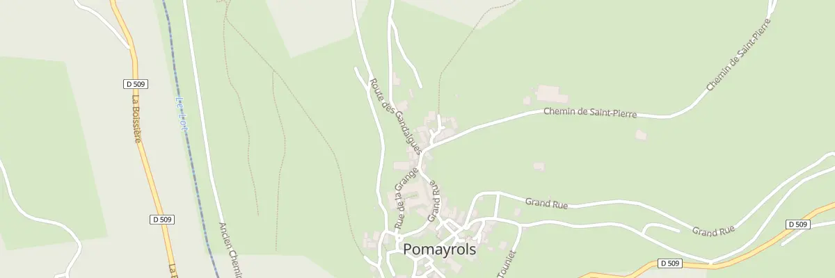Plan du 5083 Pomayrols à Pomayrols