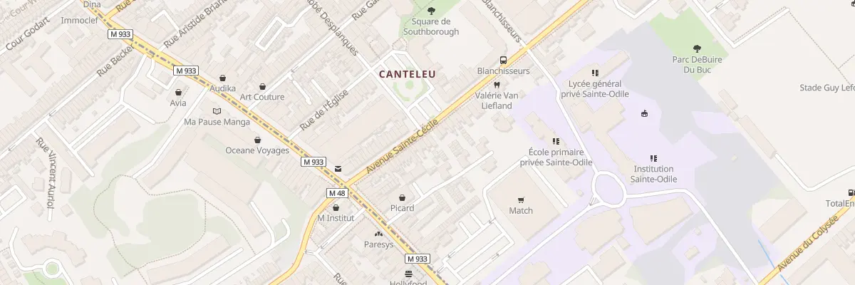 Plan du 26 Av Sainte-Cécile à Lambersart