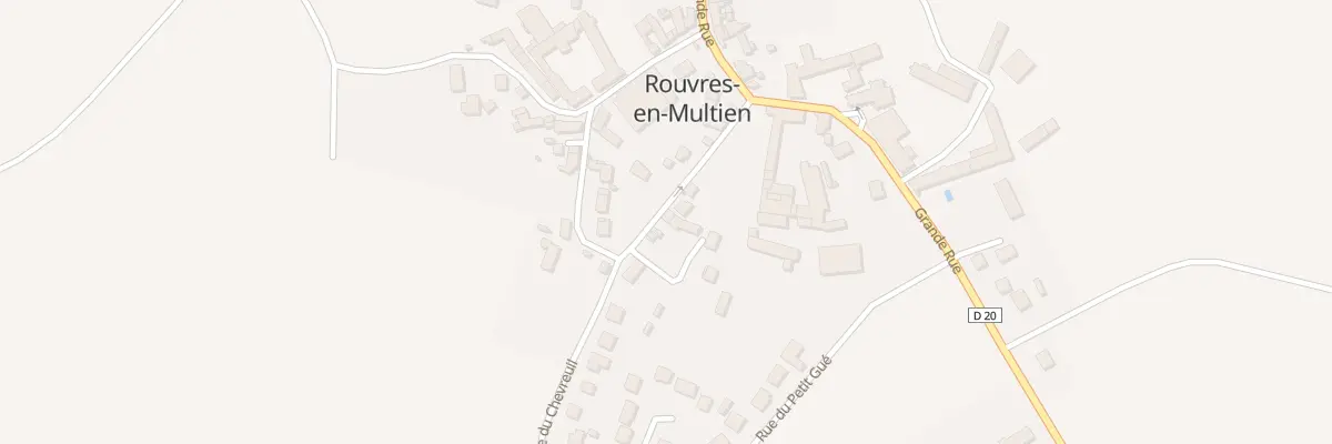 Plan du 6 Rue du Chevreuil à Rouvres-en-Multien