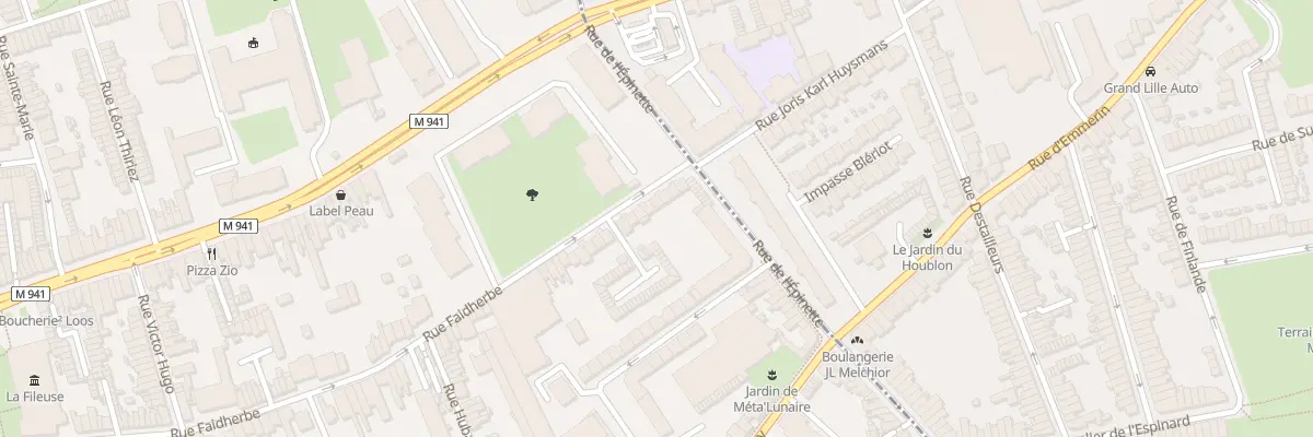 Plan du 39 Rue Faidherbe à Loos