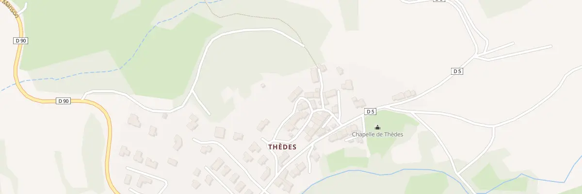 Plan du 1 Chem des Roches Vge Thedes à Saint-Genès-Champanelle