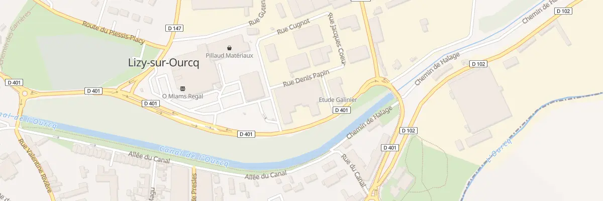 Plan du 4 Rue Denis Papin à Lizy-sur-Ourcq