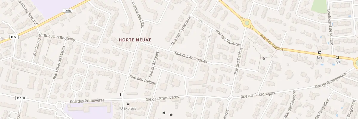 Plan du 22 Rue des Anémones à Narbonne