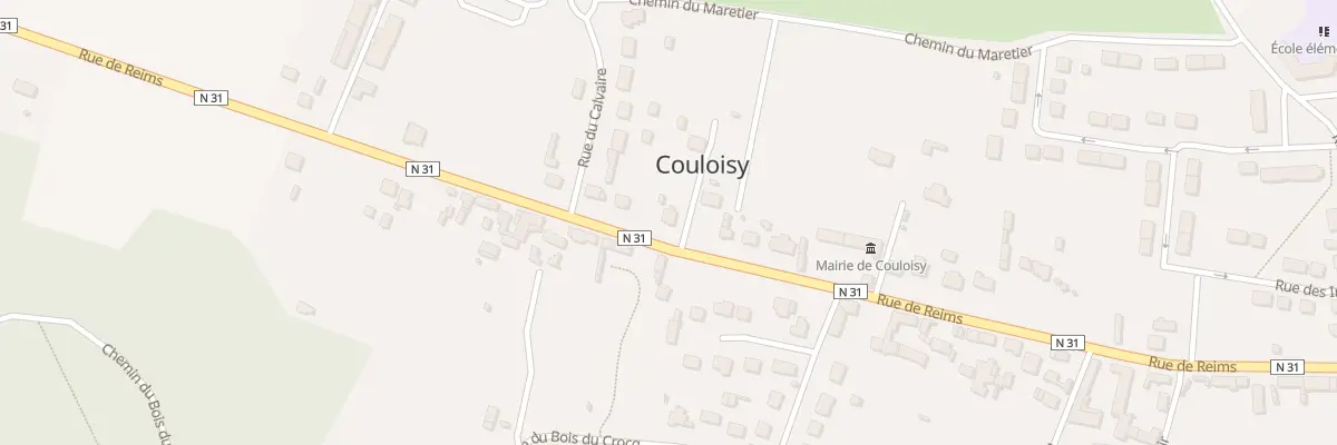 Plan du 40 Rue de Reims à Couloisy