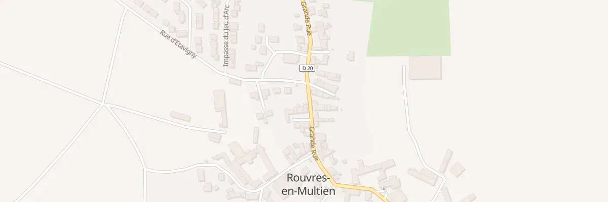 Plan du 2 Cour des Roses à Rouvres-en-Multien