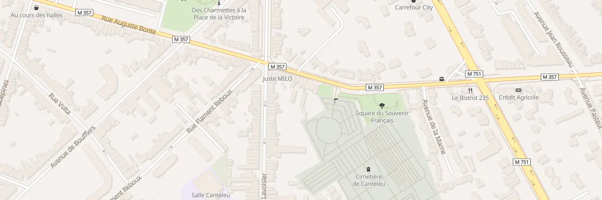 Plan du 77 Rue Auguste Bonte à Lambersart