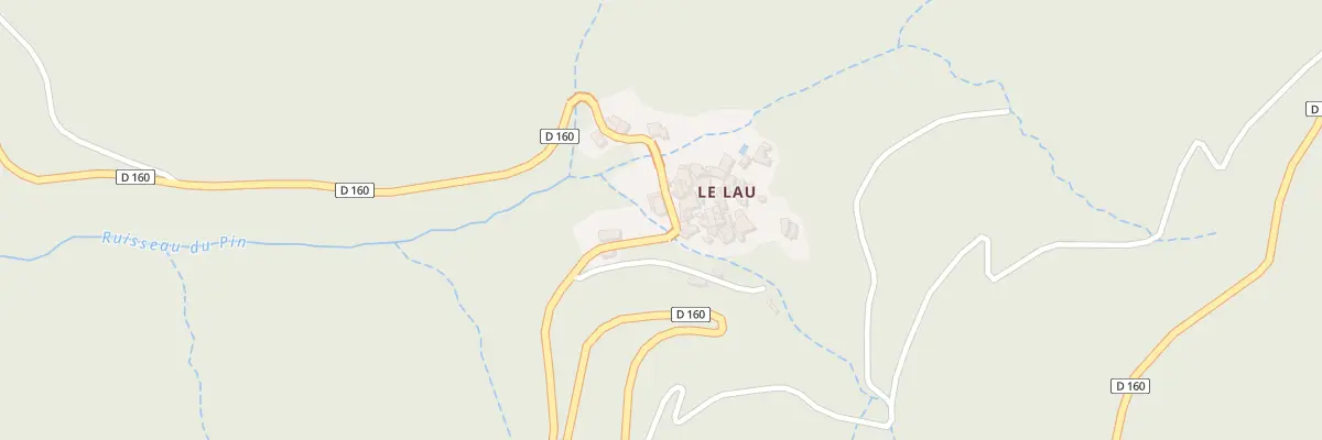 Plan du 5096 Le Lau à Vieussan