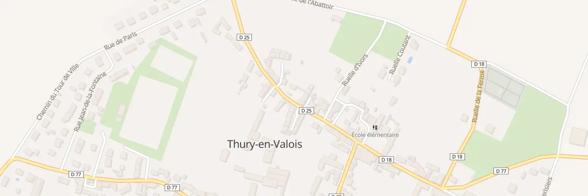 Plan du 58 Rue de Crépy à Thury-en-Valois