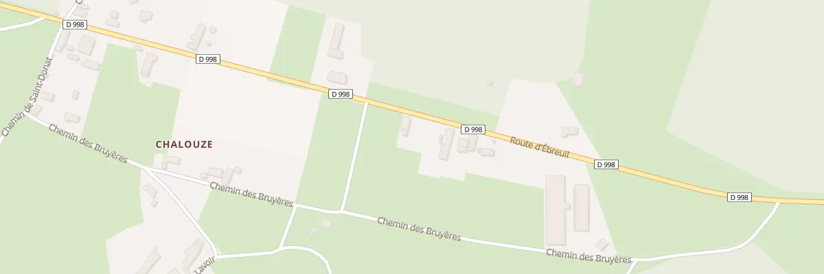 Plan du 7 Rte d’Ebreuil à Lalizolle