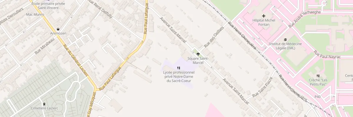 Plan du 142 Av Saint-Marcel à Loos