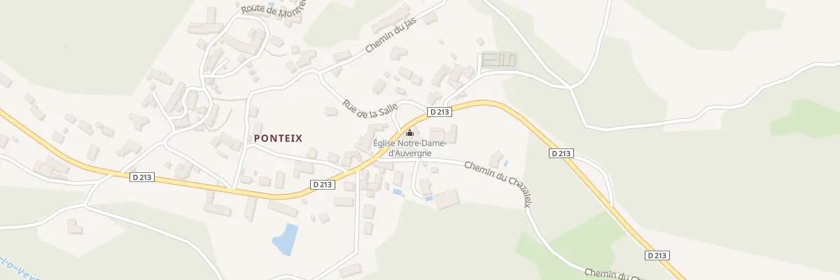 Plan du 2 Pl de l’Eglise Ponteix à Aydat