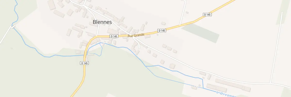 Plan du 1 Imp du Forgeron à Blennes