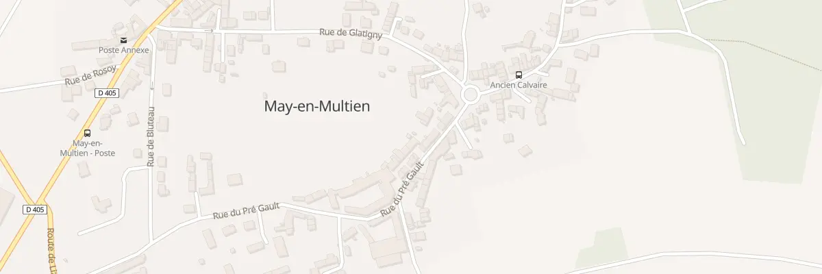 Plan du 14 Rue du Pre Gault à May-en-Multien