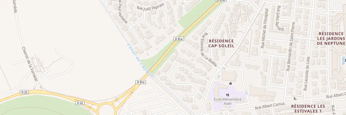 Plan du 16 Rue François Lamarck à Saint-Cyprien