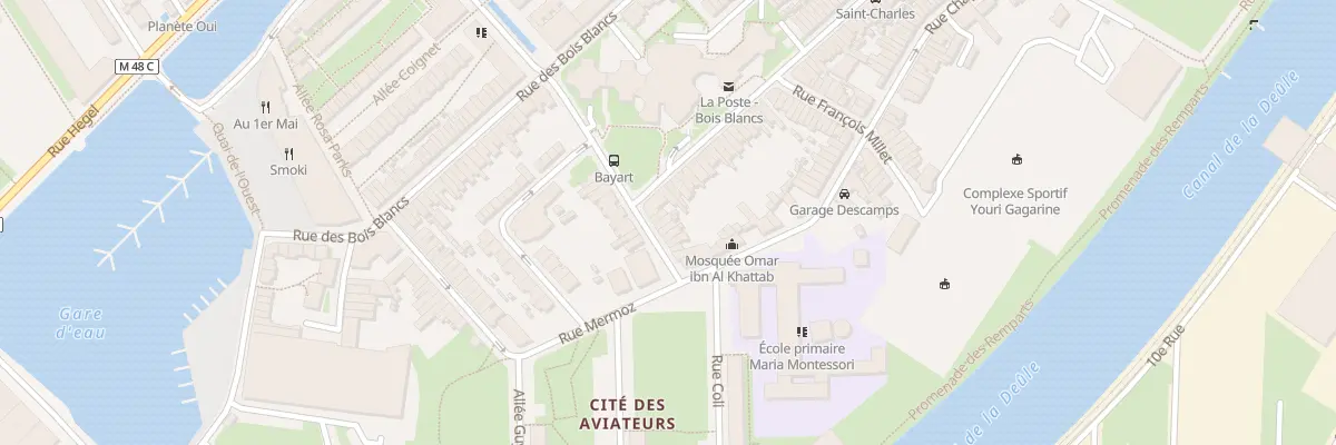 Plan du 3 Rue Canrobert à Lille