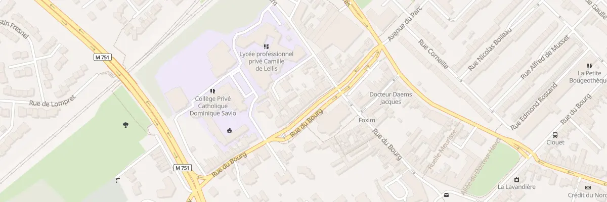 Plan du 65 Rue du Bourg à Lambersart