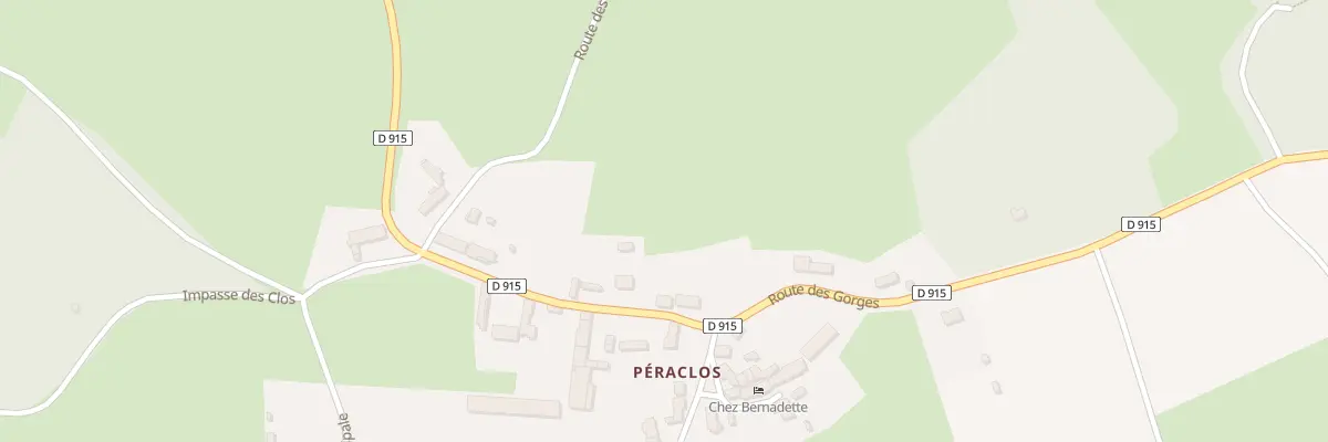 Plan du 47 Rte des Gorges à Chouvigny