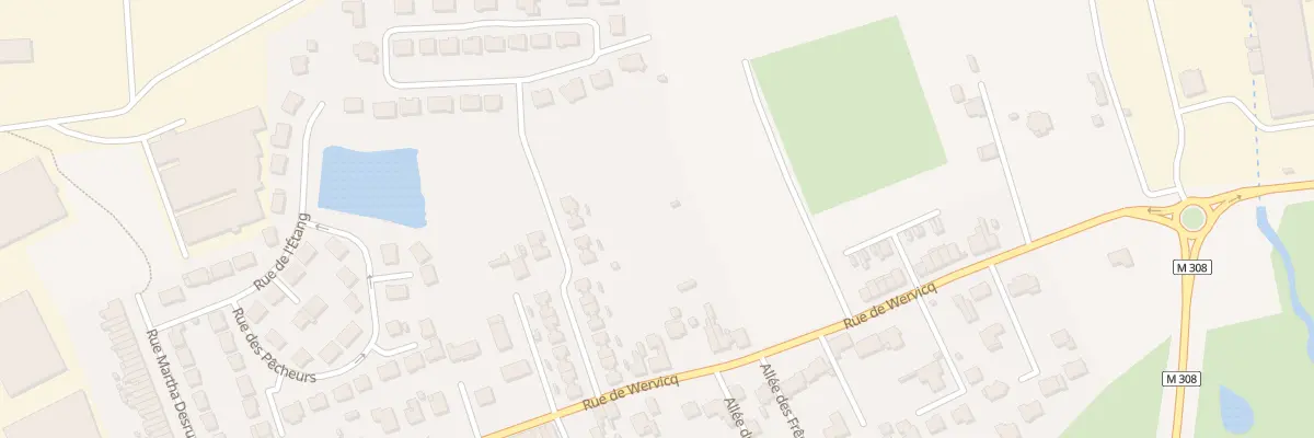Plan du 109 Rue de Wervicq à Comines