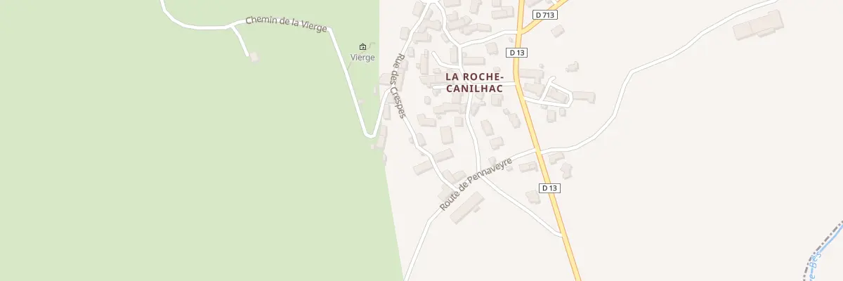 Plan du 5072 La Roche Canilhac à Saint-Rémy-de-Chaudes-Aigues