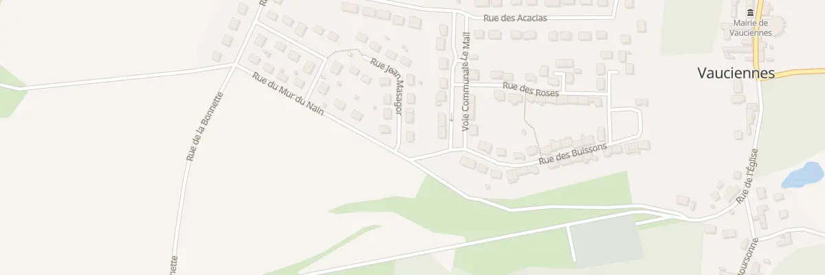 Plan du 1 Rue Jean Massagor à Vauciennes