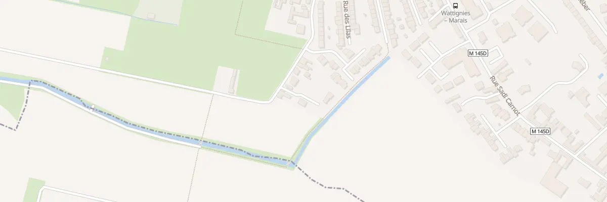 Plan du 33B Rue Jean-Jacques Rousseau à Wattignies