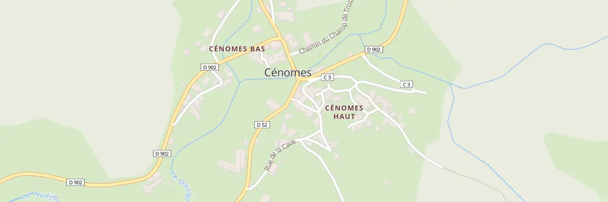 Plan du 5147 Cenomes Haut à Montagnol