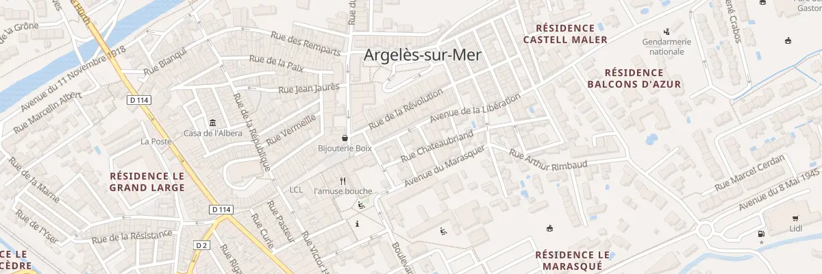Plan du 48 Av de la Liberation à Argelès-sur-Mer