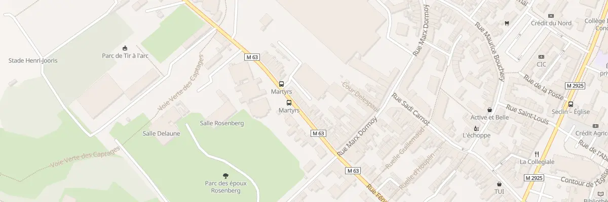 Plan du 32 Rue des Martyrs à Seclin