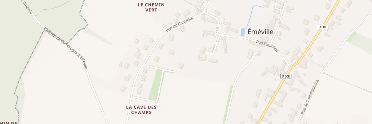 Plan du 35 Rue du Coquelet à Éméville