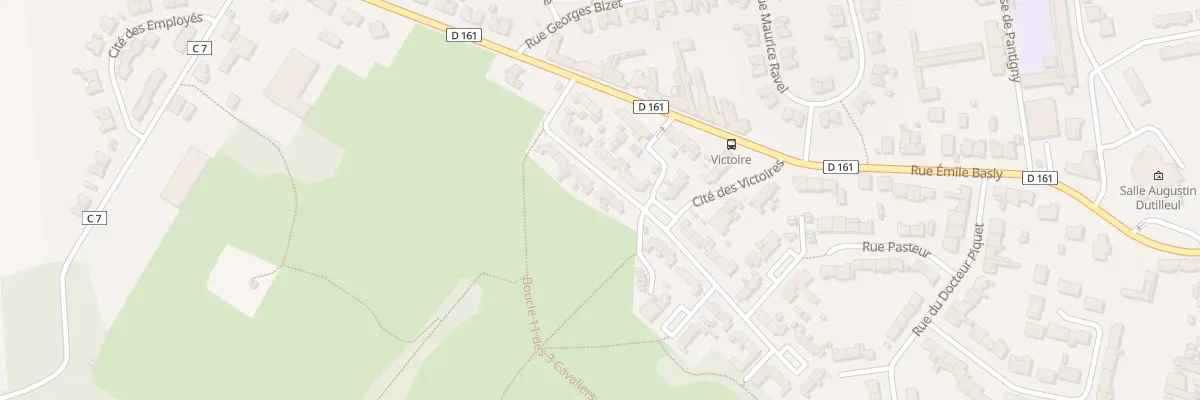 Plan du 21 Cité Victoires Res G Martel à Évin-Malmaison