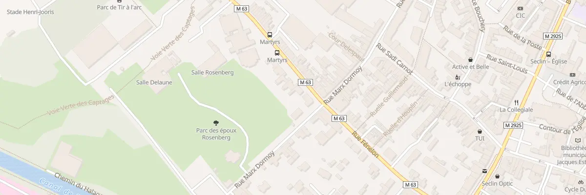Plan du 3 Rue des Martyrs à Seclin